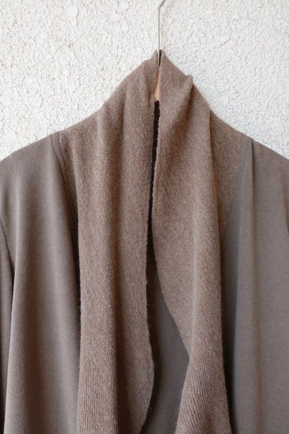 DRAPE 013 'Cascade Knit Collar Cardigan'